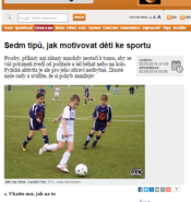 Sedm tipů, jak motivovat děti ke sportu