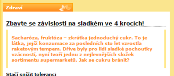 Zbavte se závislosti na sladkém ve 4 krocích!